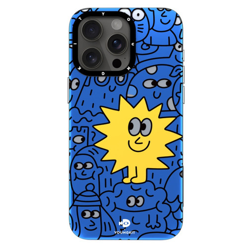 کاور یانگ کیت مدل Blue Nina Canvas مناسب برای گوشی موبایل اپل iphone 15promax
