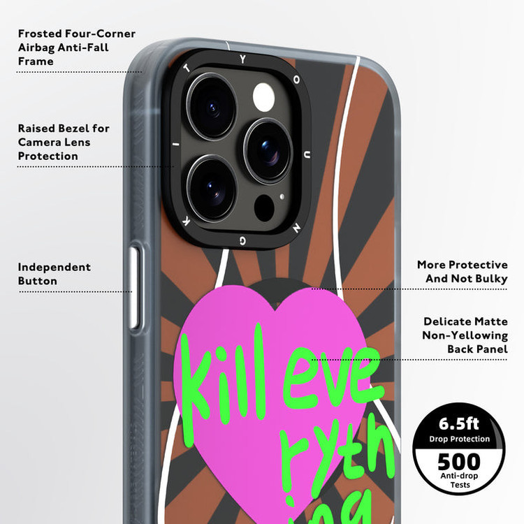 کاور یانگ کیت مدل Brown Defiant مناسب برای گوشی موبایل اپل iphone 14promax