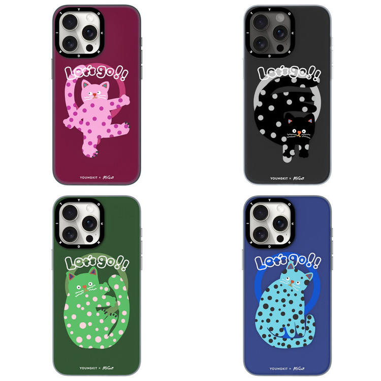 کاور یانگ کیت مدل Polka Dot Catمناسب برای گوشی موبایل اپل iphone 13pro