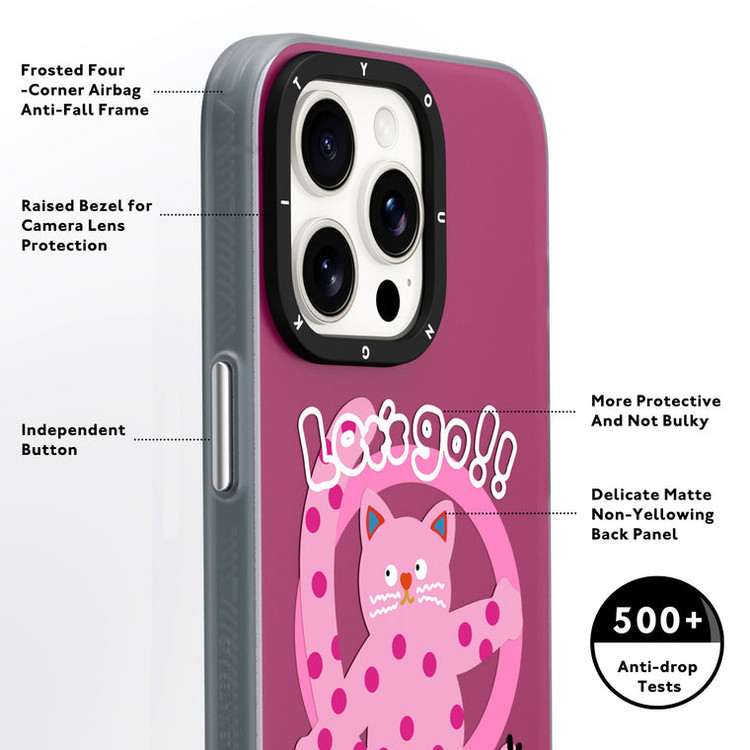 کاور یانگ کیت مدل Polka Dot Catمناسب برای گوشی موبایل اپل iphone 13pro