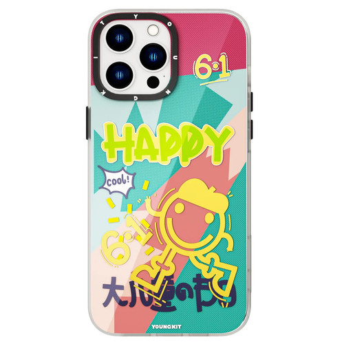 کاور یانگ کیت مدل آرت کد Happy مناسب برای گوشی موبایل اپل iphone 13 promax