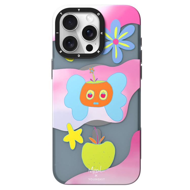 کاور یانگ کیت مدل flower butterfly مناسب برای گوشی موبایل iphone 15 pro max