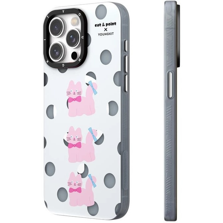 کاور یانگ کیت مدل cat مناسب برای گوشی موبایل اپل iphone 15 promax