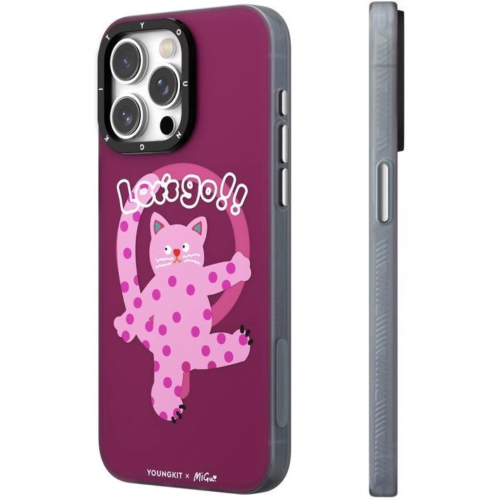 کاور یانگ کیت مدل Polka dot cat مناسب برای گوشی موبایل Apple iphone 15 promax