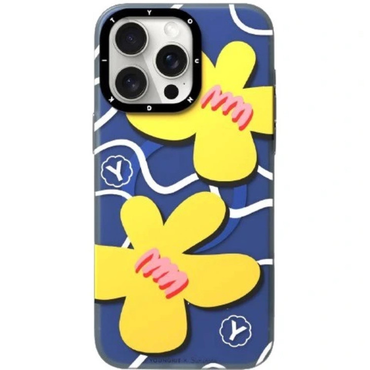 کاور یانگ کیت مدل yellow bloom مناسب برای گوشی موبایل اپل iphone 15 pro max