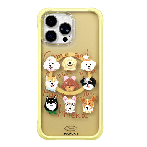 کاور یانگ کیت مدل Furry pals مناسب برای گوشی موبایل اپل iphone 16 promax