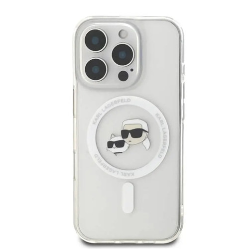 کاور کارل لاگرفلد اورجینال مدل MAGSAFE CLEAR K&C مناسب برای گوشی موبایل اپل آیفون 16 پرومکس