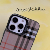 کاور مدل so cool طرح Burberry مناسب برای گوشی موبایل اپل
