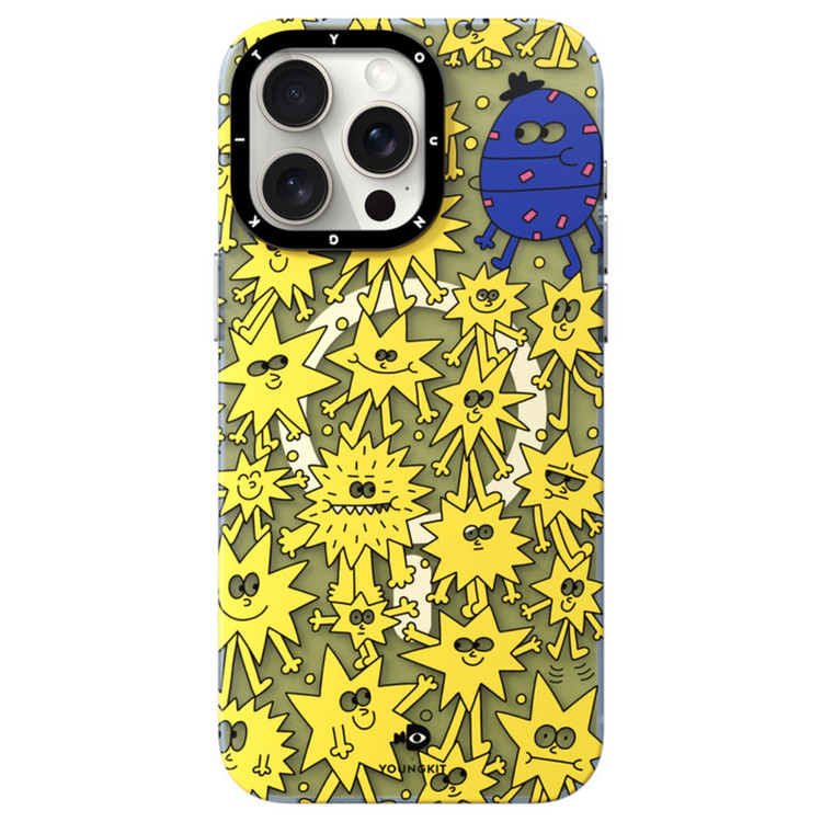 کاور یانگ کیت مدل Yellow nina canvas مناسب برای گوشی موبایل اپل Apple iphone 15 promax