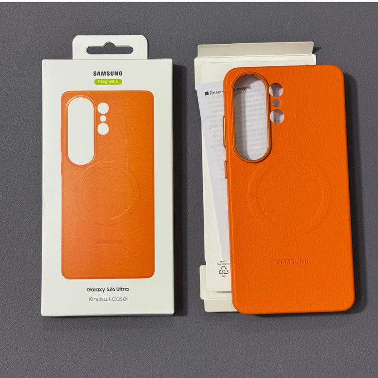 کاور مدل Leather مناسب برای گوشی موبایل سامسونگ Galaxy S26 Ultra
