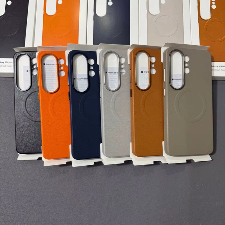 کاور مدل Leather مناسب برای گوشی موبایل سامسونگ Galaxy S26 Ultra