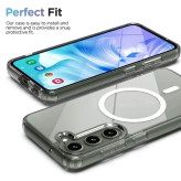 کاور مدل شفاف مگسیف مناسب برای سامسونگ Galaxy S25Fe
