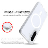 کاور مدل شفاف مگسیف مناسب برای سامسونگ Galaxy A17